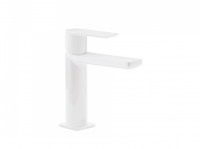 MONOMANDO LAVABO BLANCO MATE LOFT COLORS TRES GRIFERIA